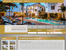 Tablet Screenshot of maneboutiquehotel.com